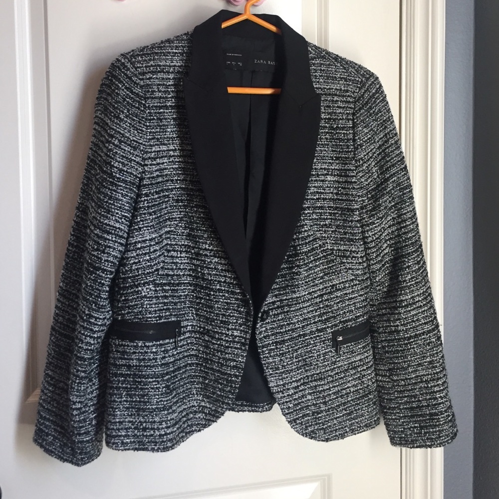 Sparkle tweed blazer