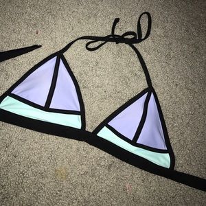 Triangl styled swim suit top