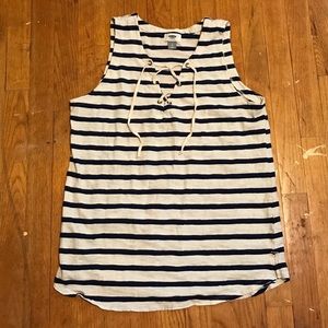 Old Navy - Lace Up Nautical Tank
