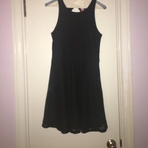 Black lace dress
