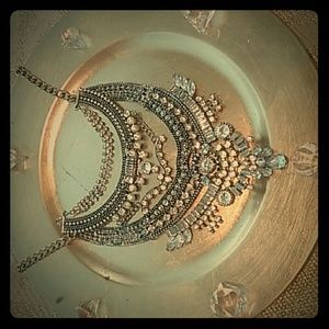 Statement Rhinestone Necklace
