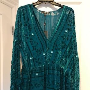 For Love and Lemons turquoise dress