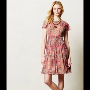 Anthropologie Weston Wear Simi Mesh Dress
