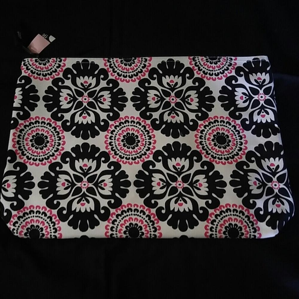 Zipper Pouch in Pink Pop Medallion