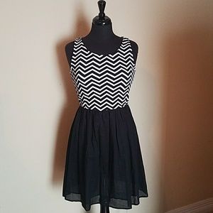 Cute black and white dress