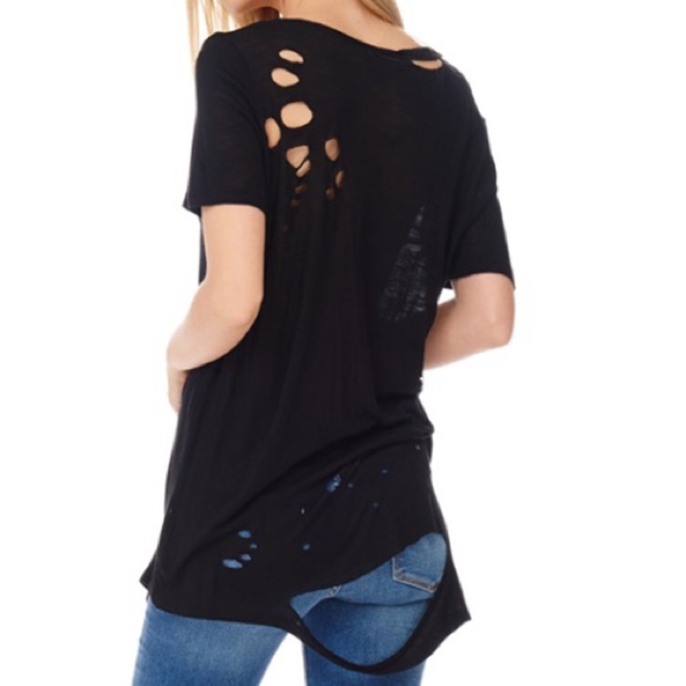 Floral Laser Cut Top - Picture 3 of 7