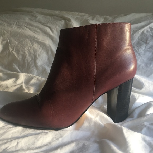 dune burgundy boots