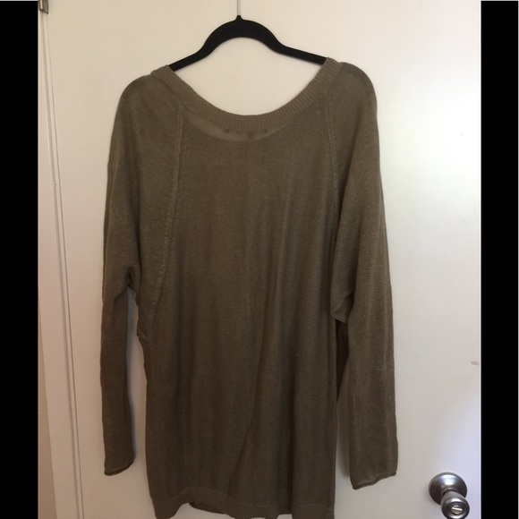 Vince Linen Baseball Sweater - Picture 2 of 3