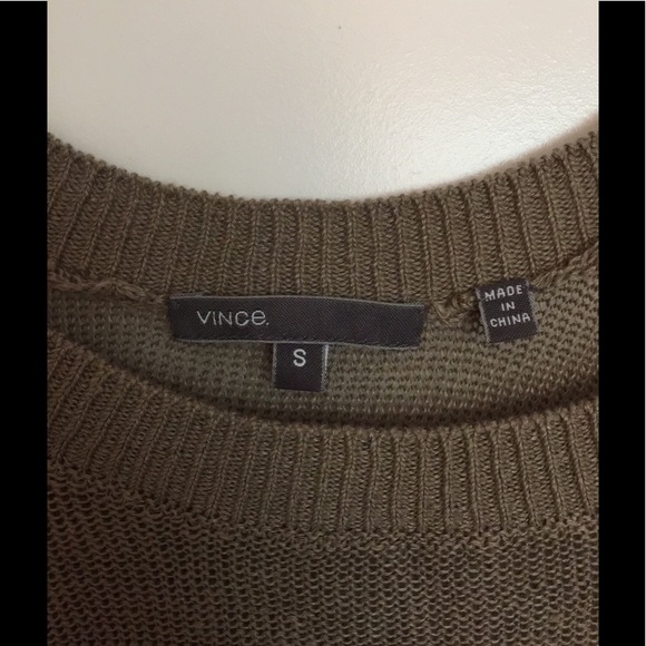 Vince Linen Baseball Sweater - Picture 3 of 3