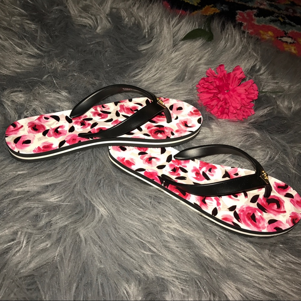 🌺Kate Spade New York Floral Flip Flop Sandals🌺