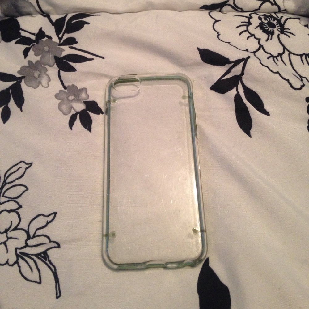 iPhone 5c glow in the dark clear plastic case