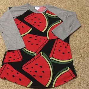 Lularoe Watermelon Randy Tshirt size medium