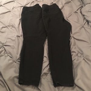 2 pair Torrid "skinny jeans" black. Worn, GUC