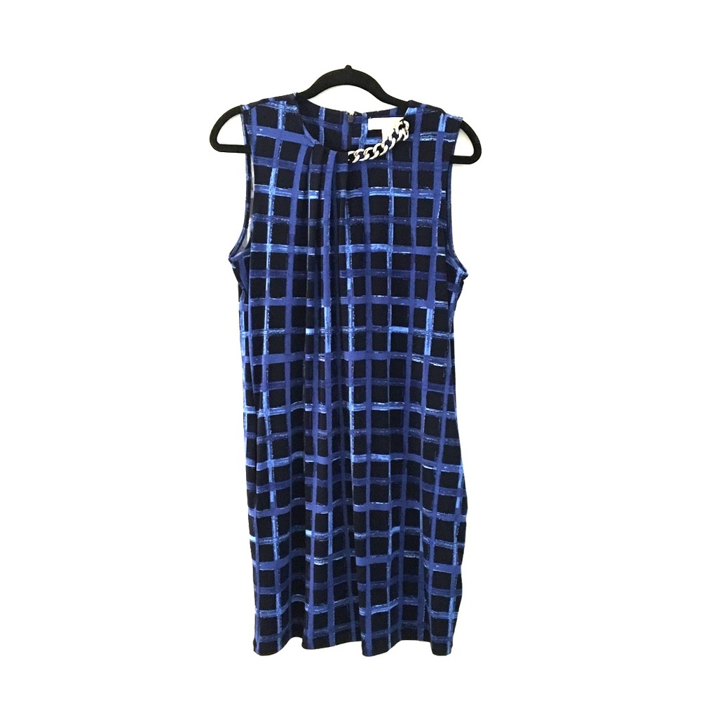 Michael Kors Medium Blue Dress w/ Metal Detail