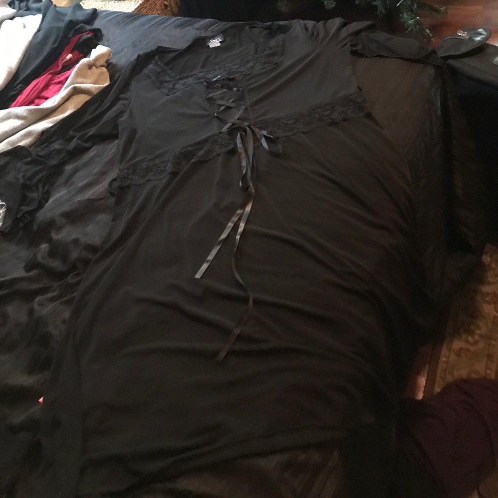 Dress black lots of stretch feels great on
