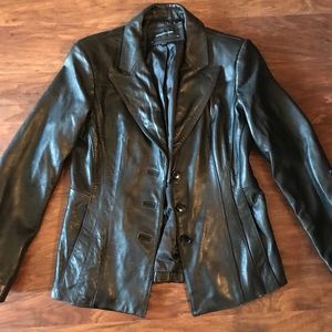 Jones New York leather jacket