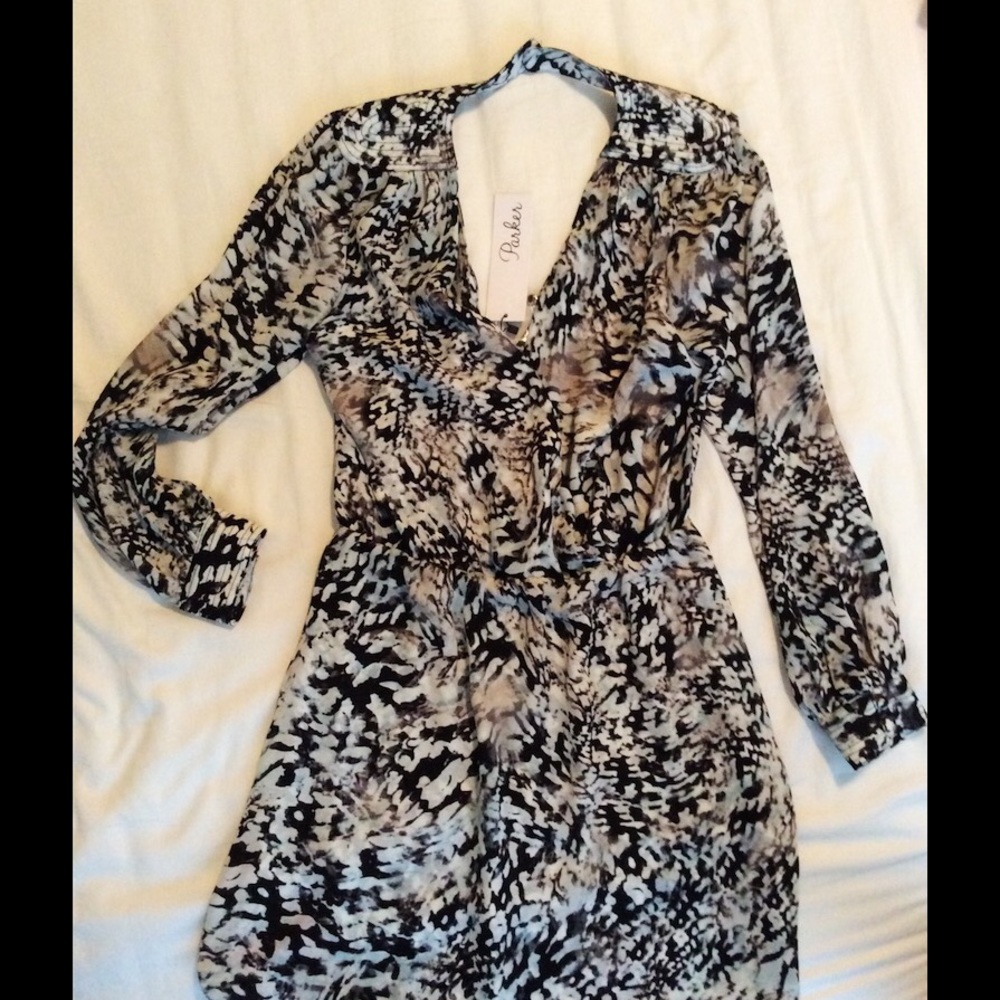 Parker open back dress