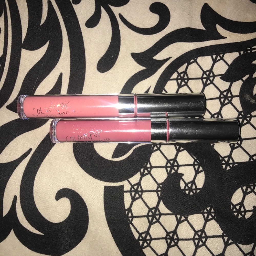 Two ColourPop Ultra Matte Liquid Lips