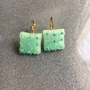 Blue vintage earrings