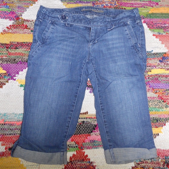 American Eagle Outfitters Pants - American Eagle AE Cropped Cuffed Trouser Capris