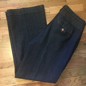 Dark blue dress jeans