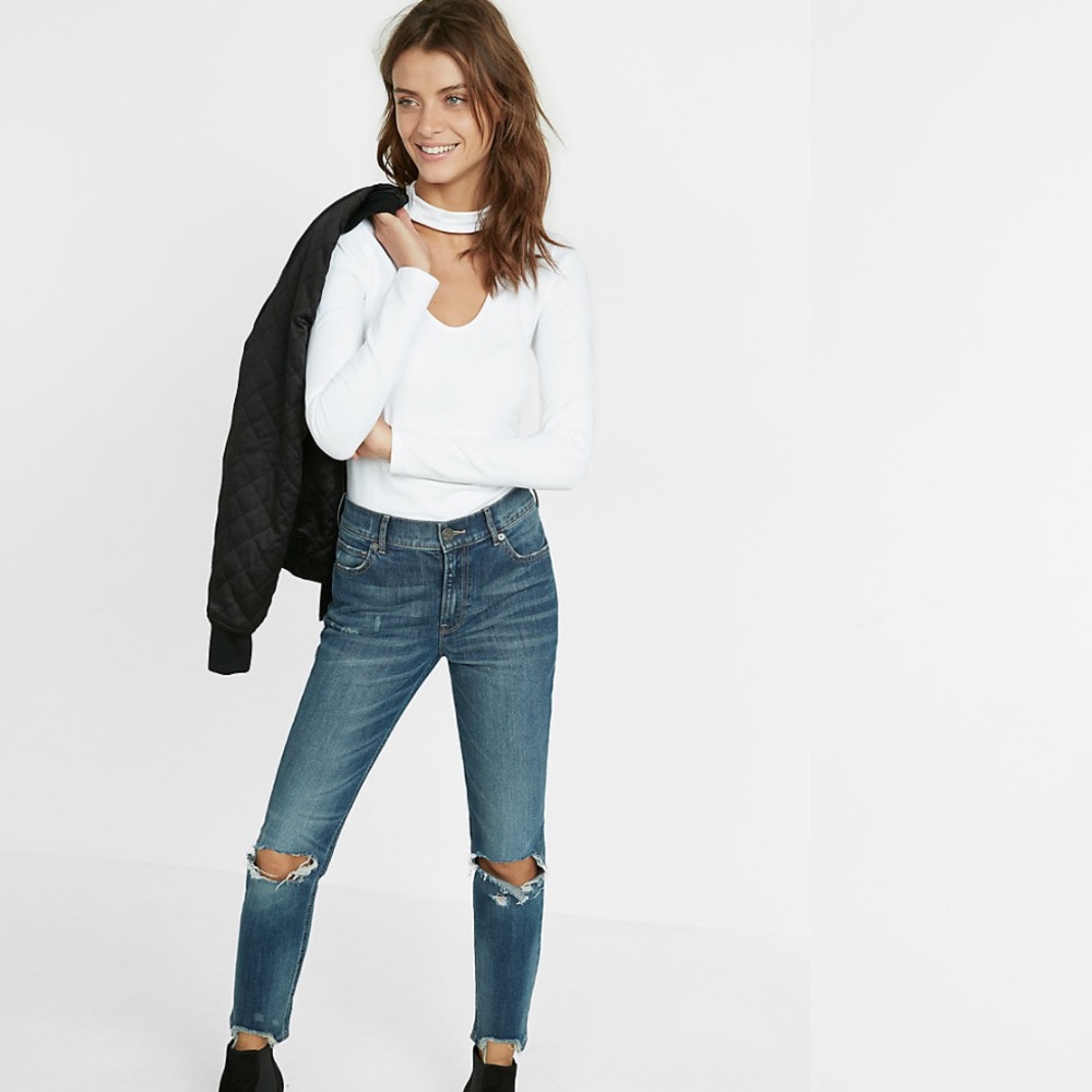 Mock choker top