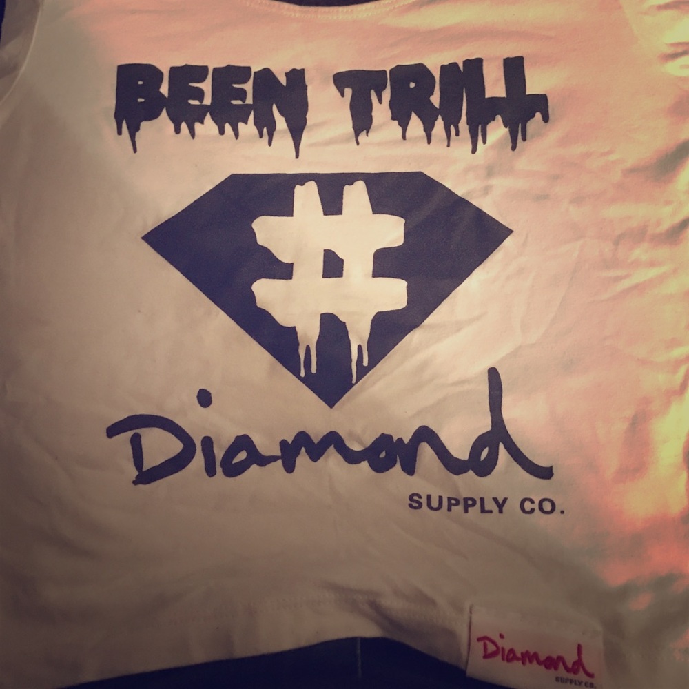 Diamond supply co. Crop top