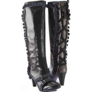 Steampunk lace up boots