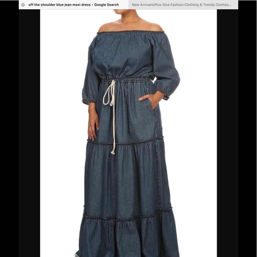 Denim Maxi Dress
