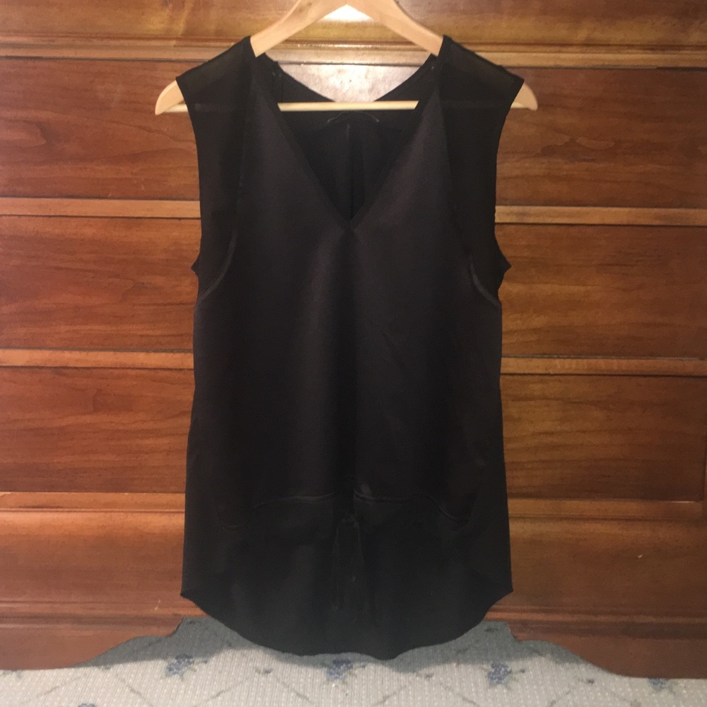 Zara Black Drawstring top