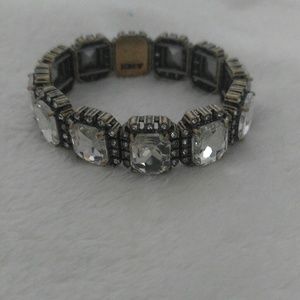 J. Crew Crystal Stretch Bracelet