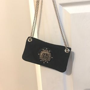 GUESS: Velvet Wallet with Chain Strap
