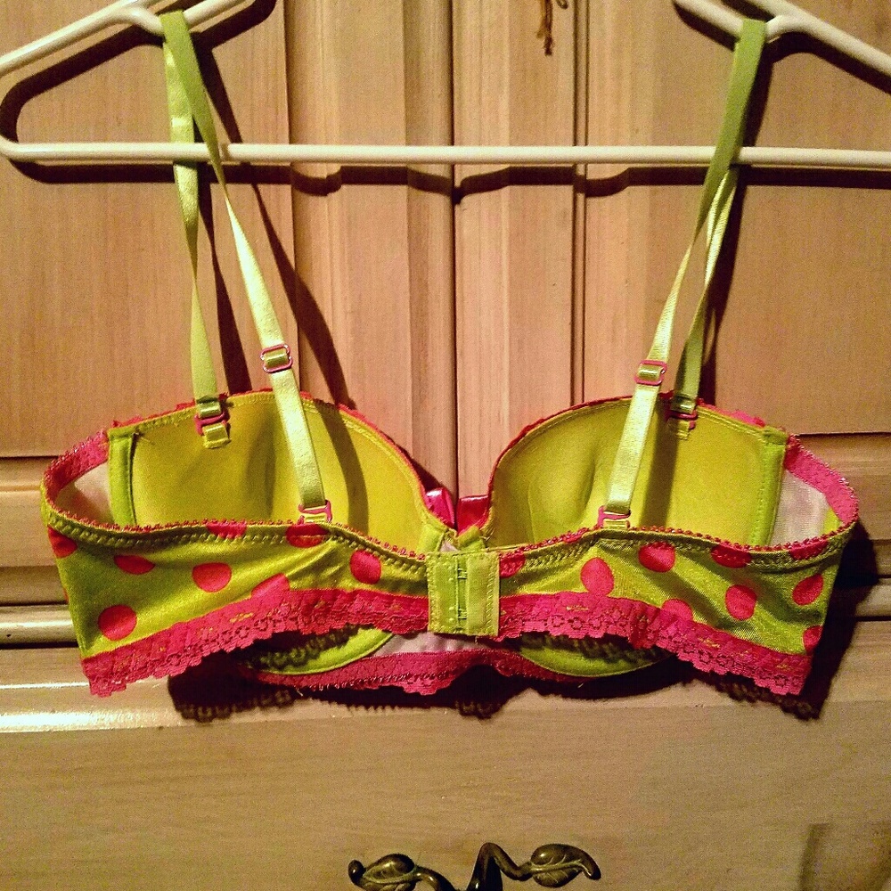 Black Fushia sz 34c bnwot bra