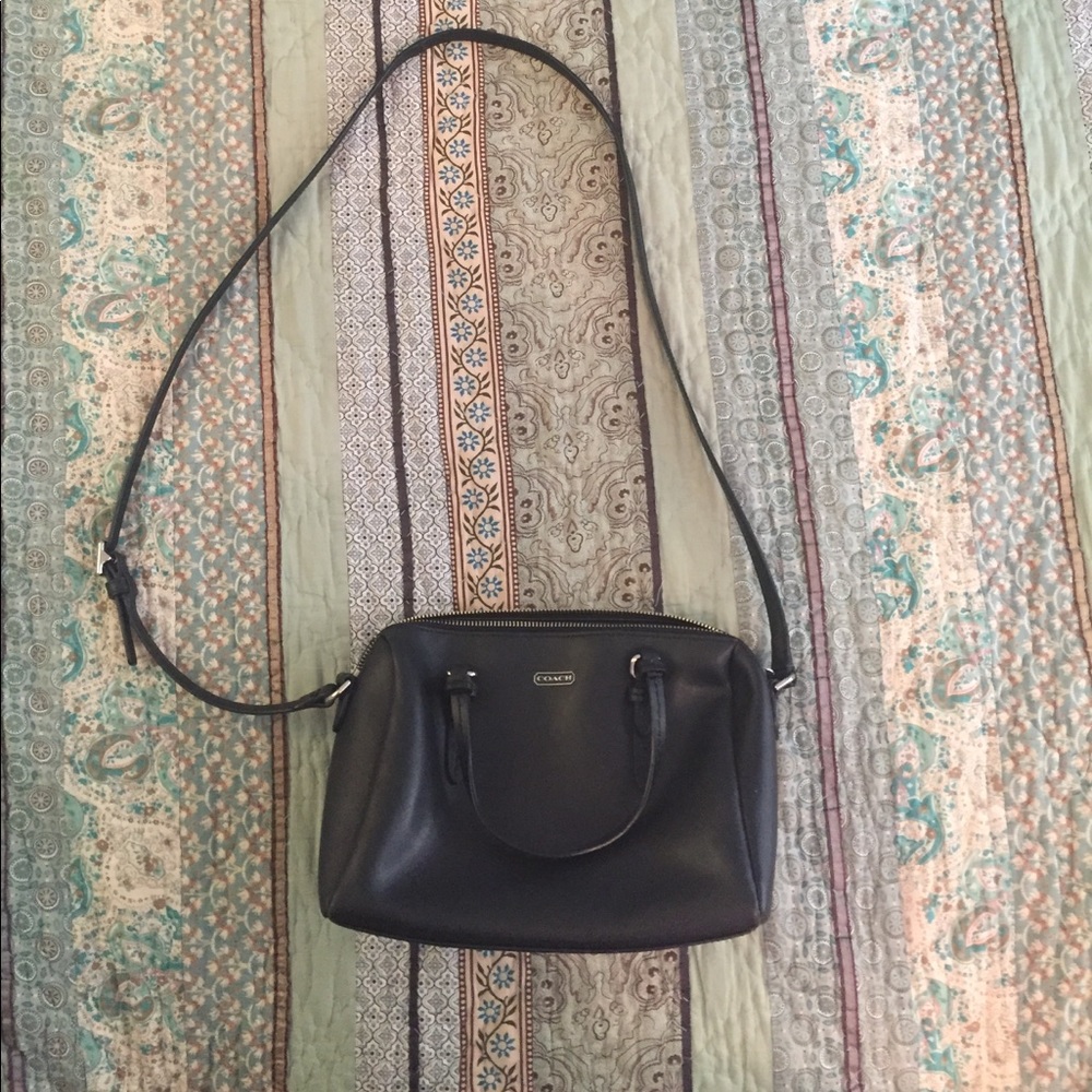 Black Coach Crossbody Purse