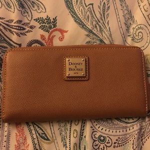 Brown Leather Dooney & Bourke Wallet
