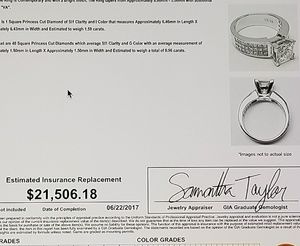 Diamond Engagement Ring & Wedding Band set!