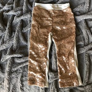 Blingy gold party pants!
