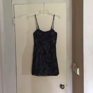 Black Lace Mini Dress