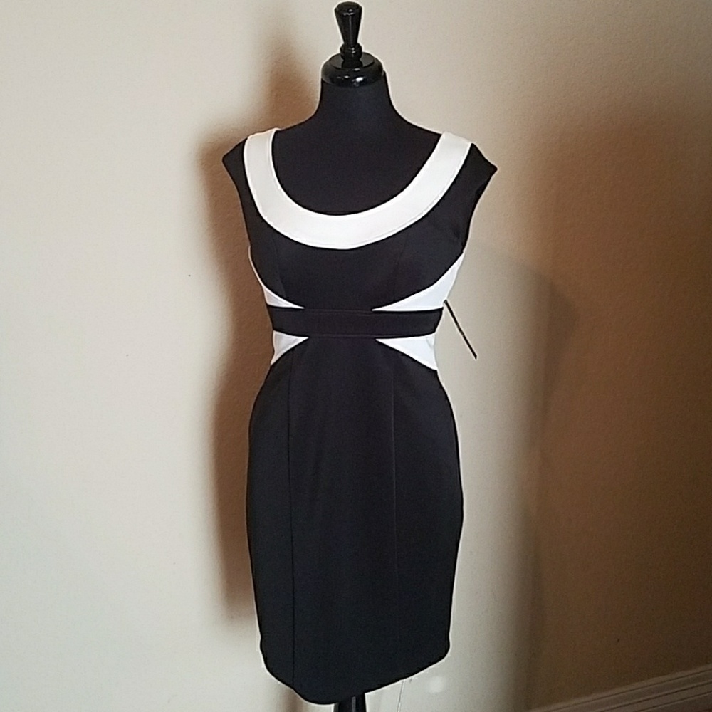 Black and white dress NWT