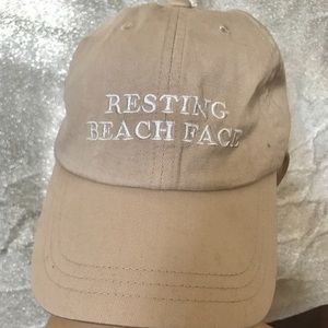 Victoria Secret Pink Resting beach face hat