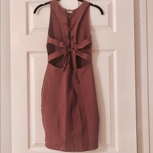 NWOT Small Blush Pink Luxe Lifestyles Dress