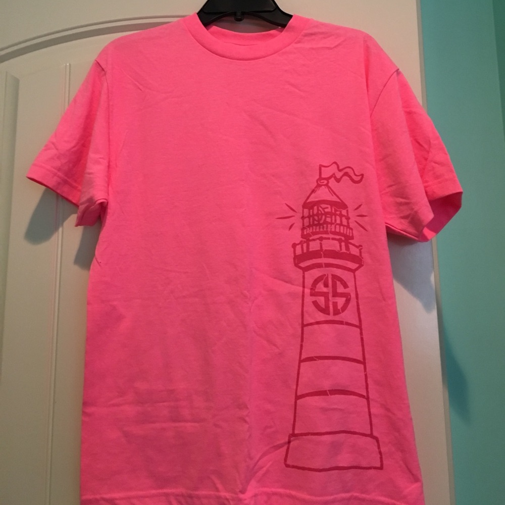 Pink Simply Southern T Shirt (size medium)