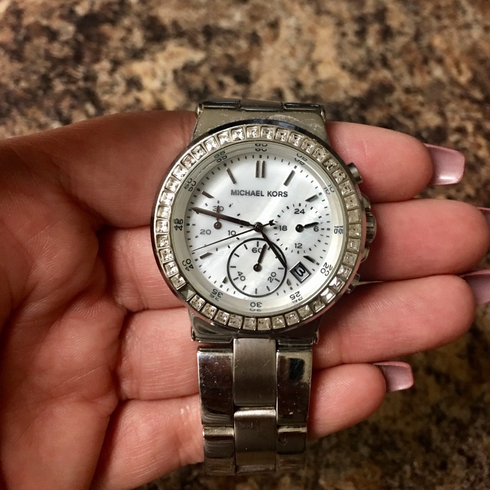 Silver Michael Kors watch
