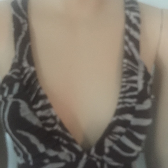 Anthropologie Weston Wear Zebra Animal Maxi Dress - Picture 7 of 8