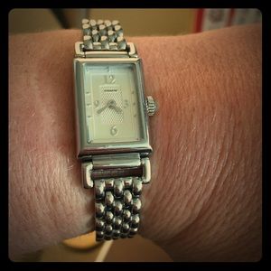 Coach Silver Watch