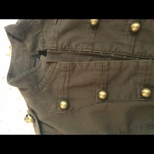 Canvas Military Style Coat