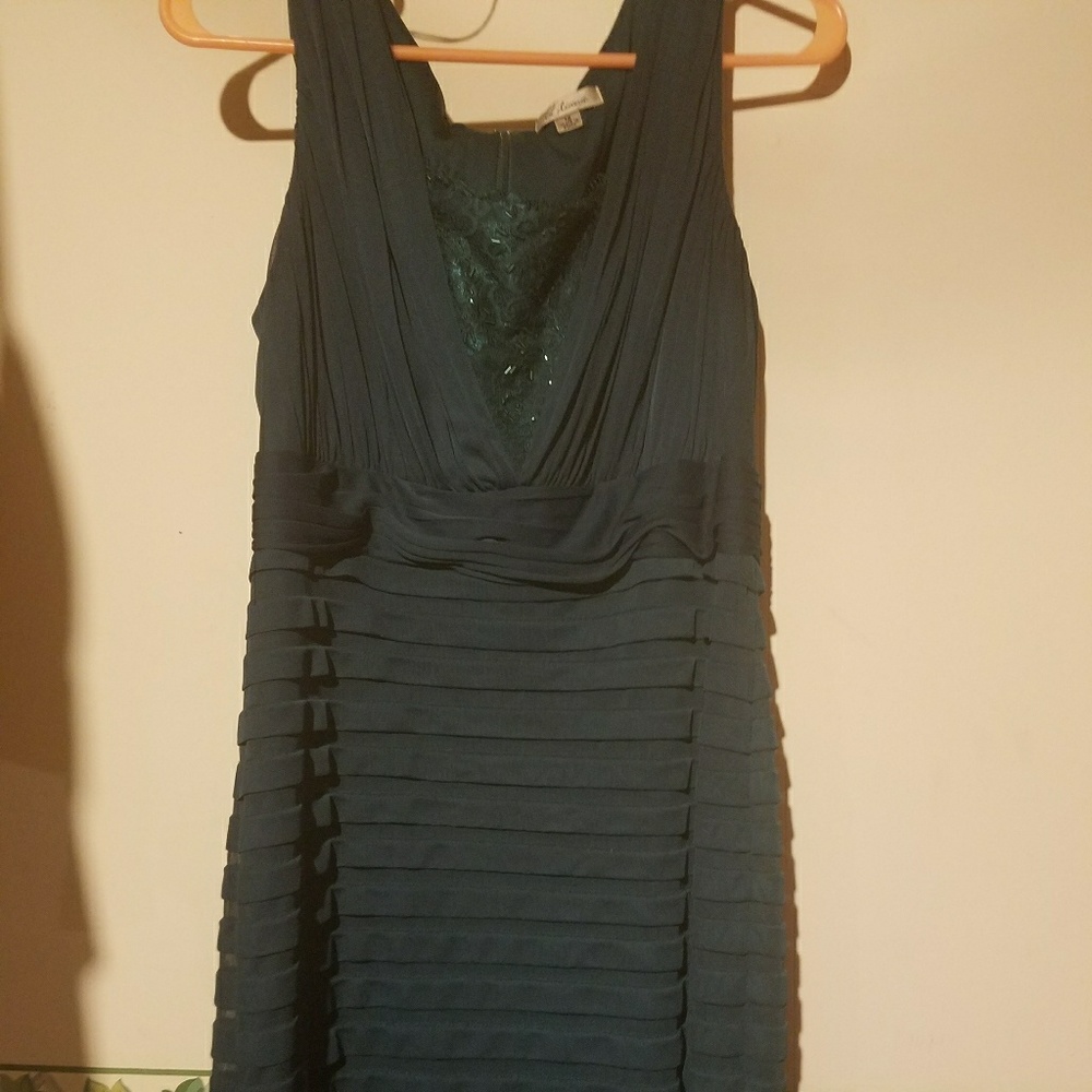 GREEN COCKTAIL DRESS