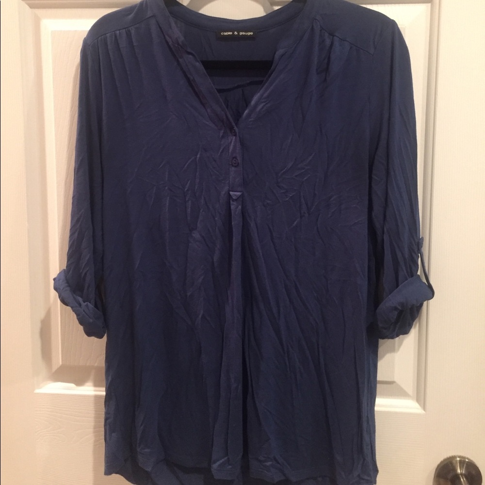 Navy blue tunic