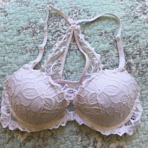 Victoria's Secret PINK Razorback lace bra 32C