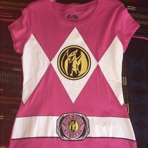 Pink Power Rangers Tee